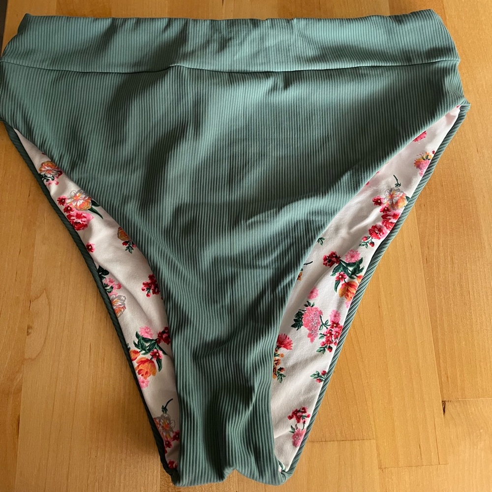 Maaji S Jade Green High Waisted bottom